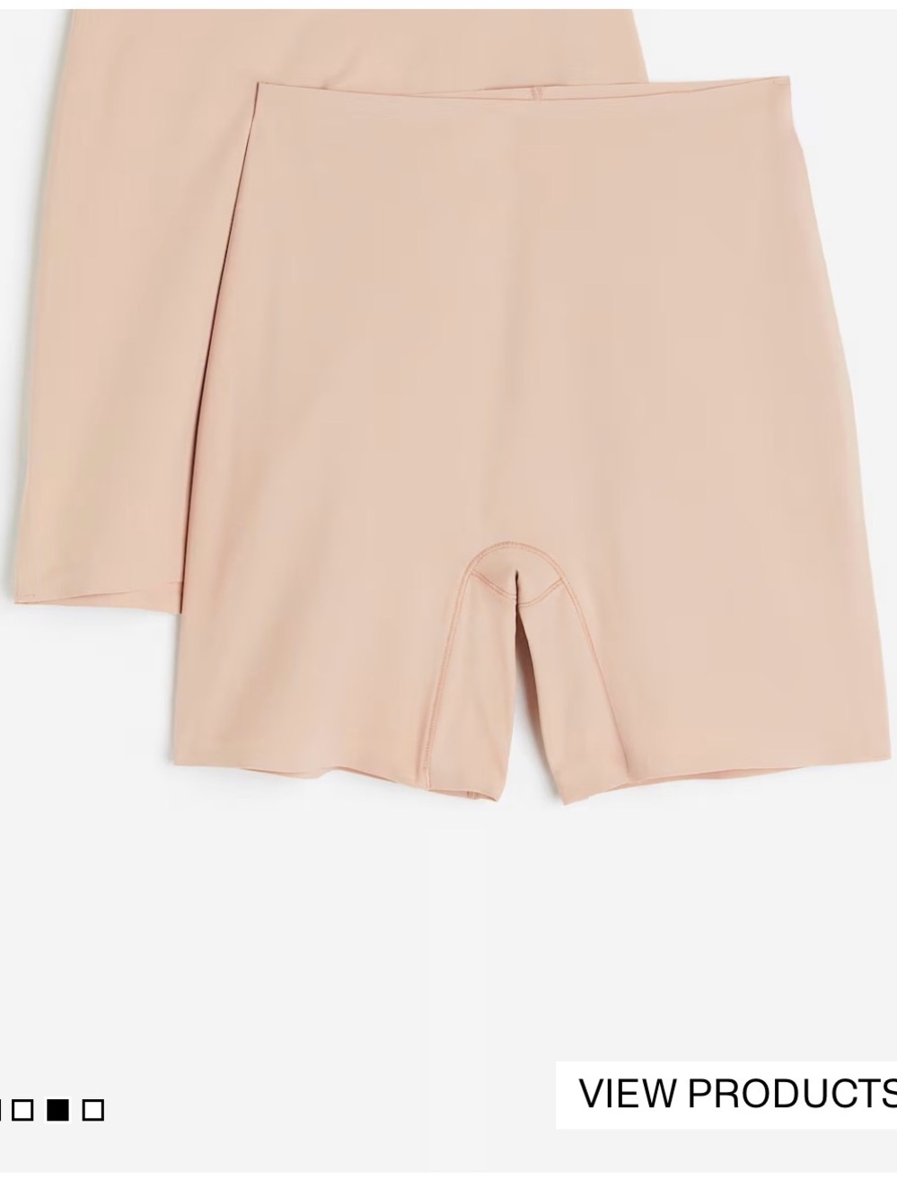 H&M Nude/Tan Seamless Bike Shorts